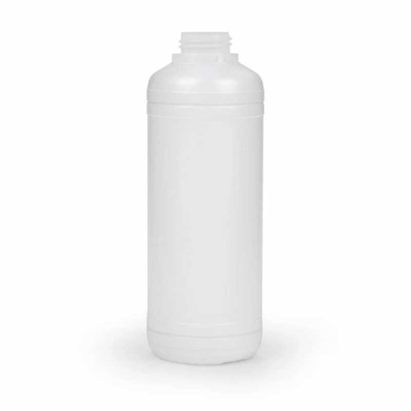 Plastová láhev, bílá HDPE, 1 l